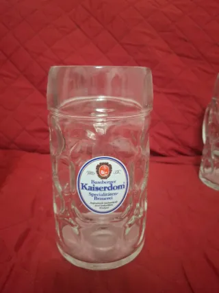 4 Bicchieri Birra 1 Litro