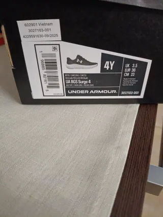 Zapatillas Under Armour Niñ@ Talla 36