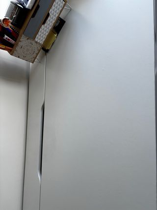 Escritorio blanco 130cm con 2 cajones