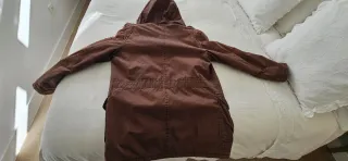 Abrigo Parka Zara Militar Talla M Marrón