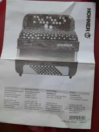 Acordeón Hohner Bravo II 48