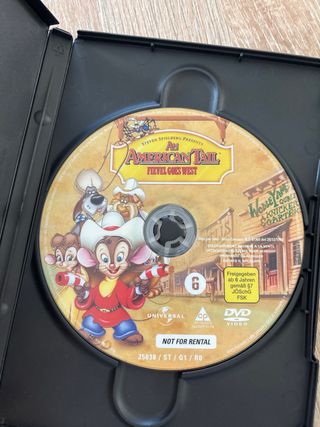 DVD Fievel va al Oeste