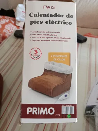 Calentador de pies eléctrico suave