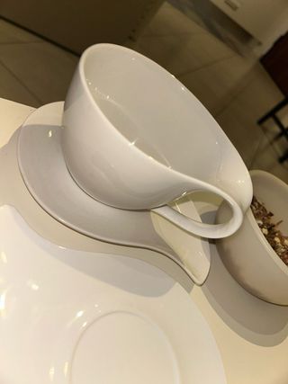 2 Tazze da tè NOTARE difetto piatti