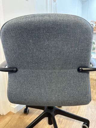 Silla de escritorio IKEA LANGFJALL gris