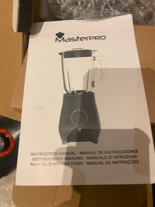 Batidora Masterpro Excellence Negra