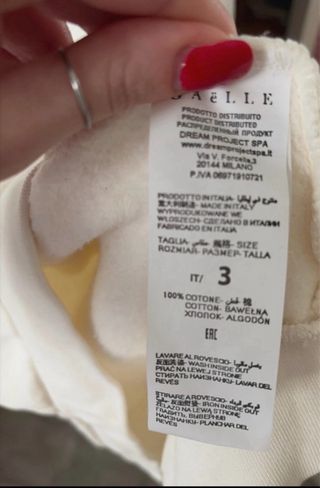 Felpa Gaëlle Paris con Strass - Taglia L