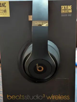 Auriculares Beats Studio3 Negra + Funda protector