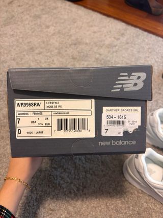 New Balance 996 Bianche Donna