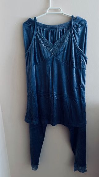 Conjunto Pijama Mujer Azul