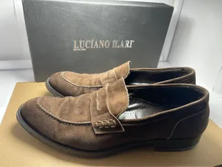 Mocassini Luciano Ilar camoscio marrone