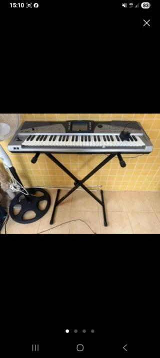 Teclado electrónico 50 ritmos