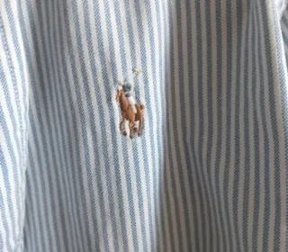 Camisa Polo Ralph Lauren Rayas Talla L