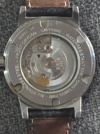 Reloj Oris Automático Suizo Negro