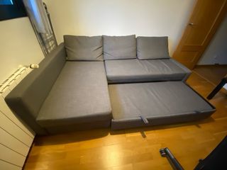 Sofá cama gris 3 plazas