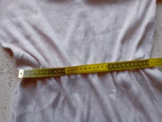 Vestido beige manga larga