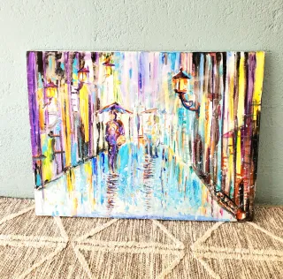 Cuadro estilo Afremov (no original)