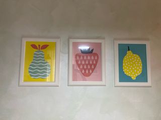 Set 3 Quadri Frutta Ikea
