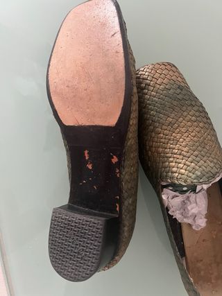 Zapatos rejilla piel T41