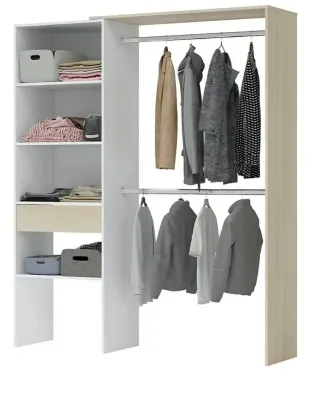 Armario/vestidor/perchero con estantería