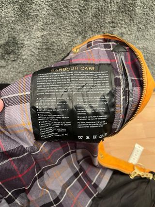 Chaqueta Barbour Naranja