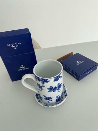 4 Tazas Vista Alegre con Plato