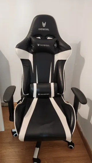 Silla Gaming Oversteel ULTIMET Polipiel Negra