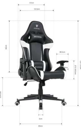 Silla Gaming Oversteel ULTIMET Polipiel Negra