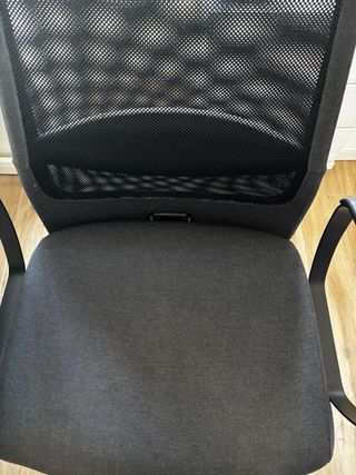 Silla de oficina ergonómica negra