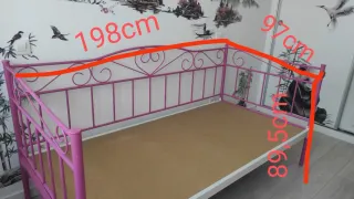 CAMA FORJA+ALMOHADA GRATIS