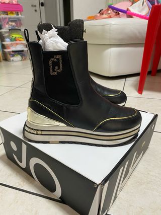 Liu Jo Maxi Wonder Stivali Neri Oro