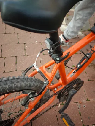 Bicicleta Infantil Naranja 20 Pulgadas