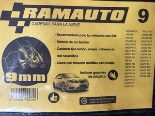 Cadenas para nieve RAMAUTO 9mm