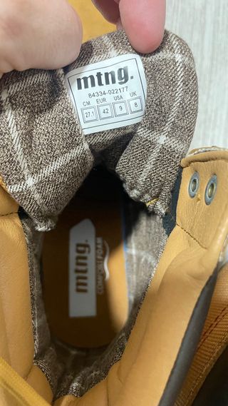 Botas Mustang Talla 42 Hombre