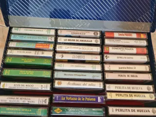 30 CASSETE ORIGINAL CON MÚSICA + MALETIN