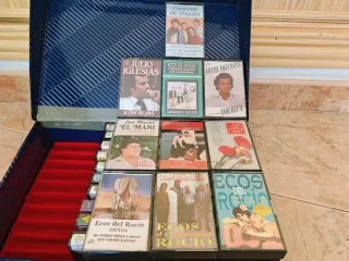 30 CASSETE ORIGINAL CON MÚSICA + MALETIN