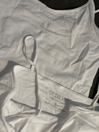 Pack 2 Camisetas Básicas Tirantes Blancas