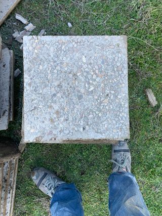 Baldosas antiguas canto rodado