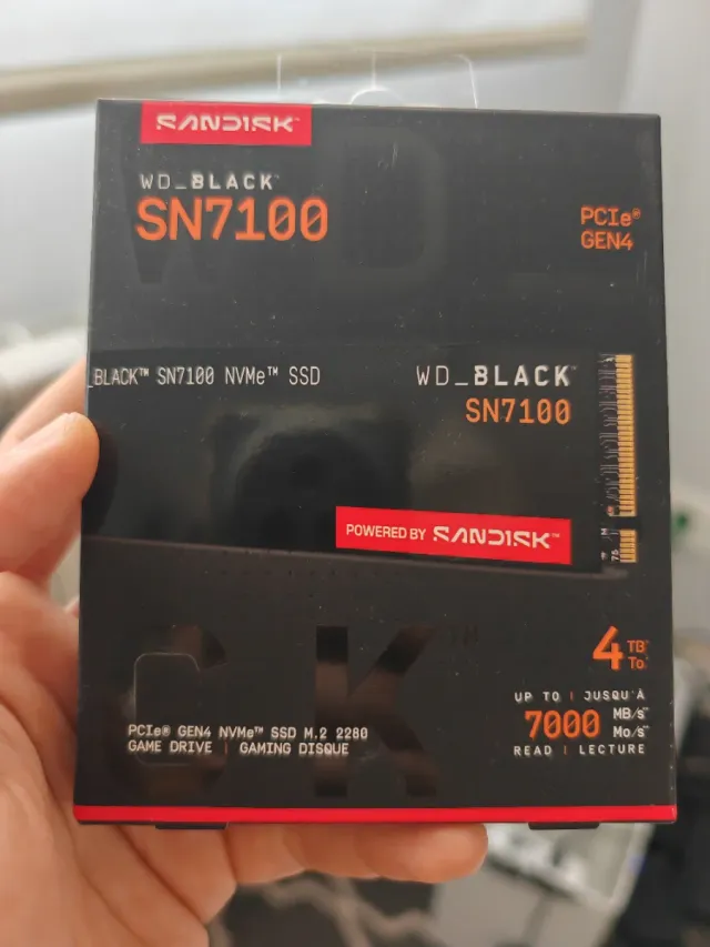 WD_BLACK SN7100 4TB NVMe SSD PCIe Gen4