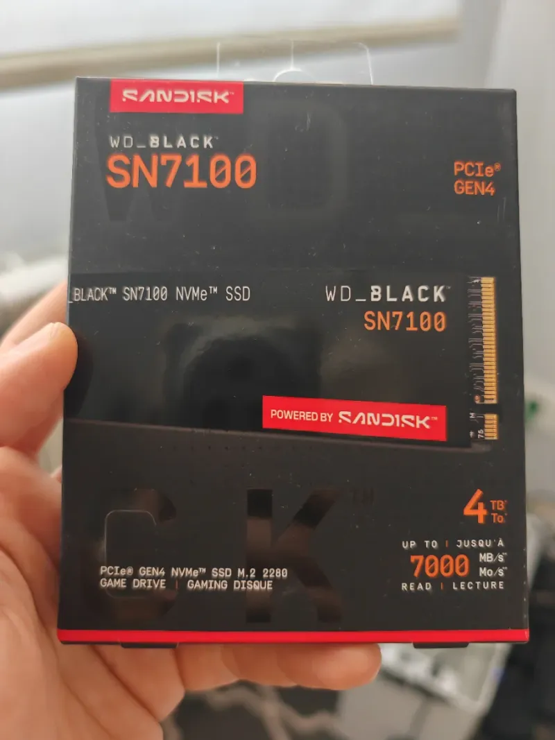 WD_BLACK SN7100 4TB NVMe SSD PCIe Gen4