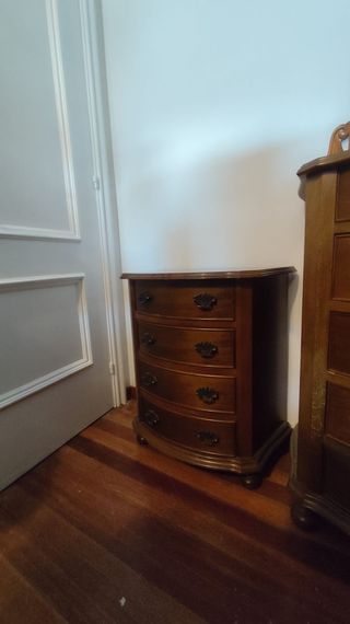 Conjunto Cómoda y 2 Mesitas de Noche Madera