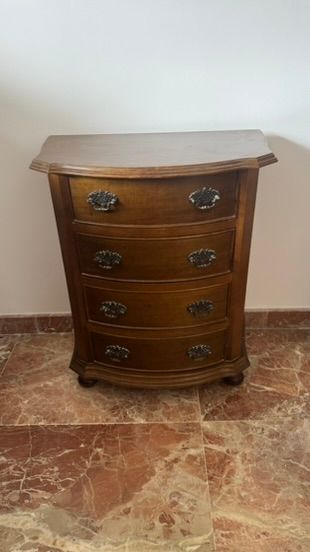 Conjunto Cómoda y 2 Mesitas de Noche Madera