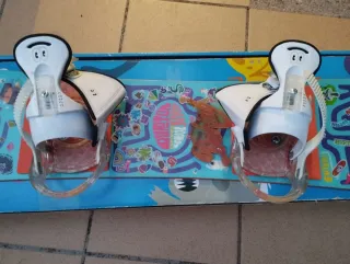 Tabla Snow Burton Niño con Fijaciones