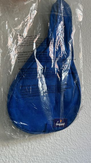 Funda Raqueta Poliéster Azul 45X3.8X21