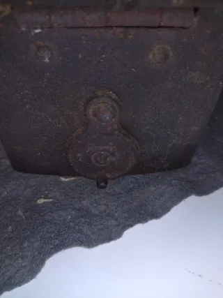 Plancha de carbón antigua N°6