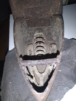 Plancha de carbón antigua N°6