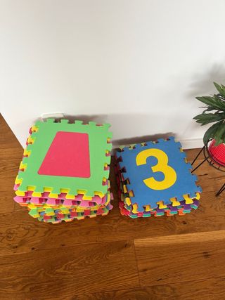 Alfombra Puzzle Goma EVA Infantil Formas y Números