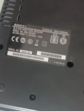 Reproductor Blu-ray 3D Sony (Sin mando)