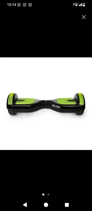 Hoverboard Nilox DOC Negro y Verde