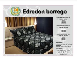 Edredón Borreguito y Terciopelo
